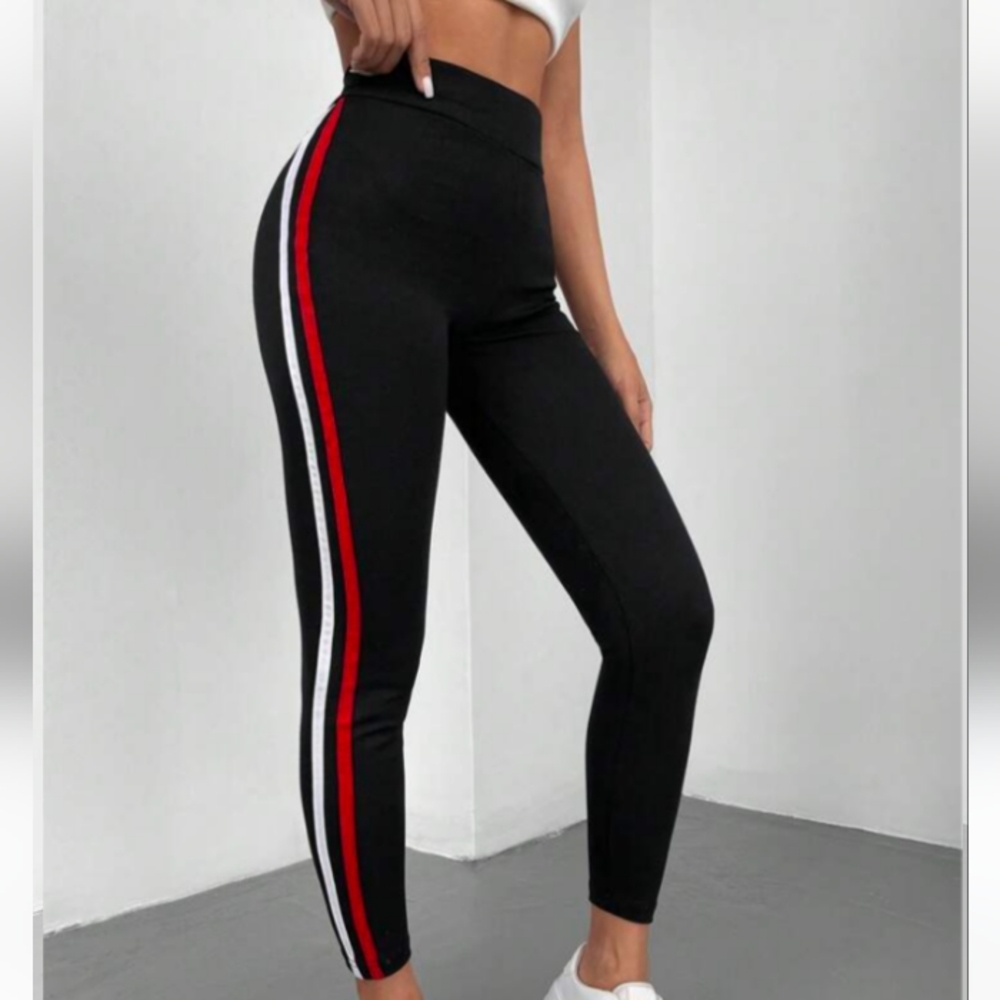 Butterfly Stretch Leggings girl size L junior